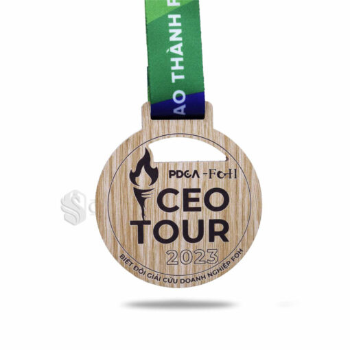 Huy chương gỗ CEO Tour