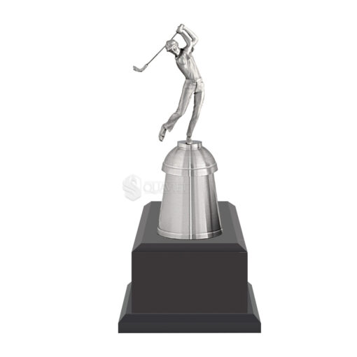 Cúp golf thể thao pewter hình người đánh golf CGTT19