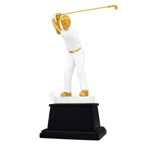 Cúp golf thể thao màu trắng CGTT16