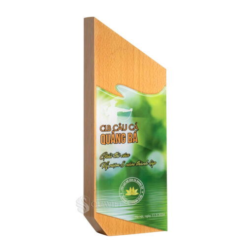 Kỷ niệm chương gỗ câu lạc bộ câu cá KNC18